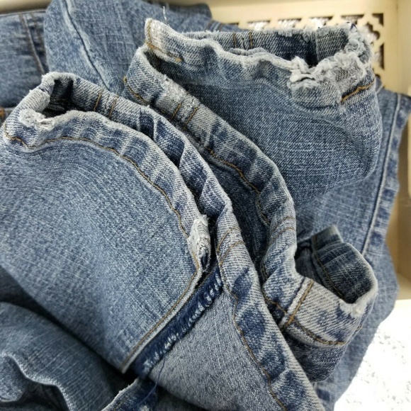 Flare Denim Jeans Hippie Zip Front - Picture 8 of 8